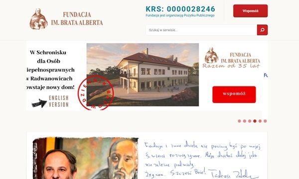 Albert Kraków — miniatura strony internetowej